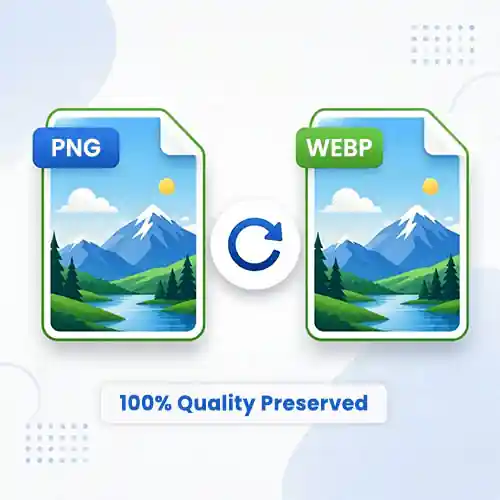 Convert PNG to WebP online